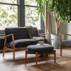 Busan 2 Seater Sofa Charcoal Boucle