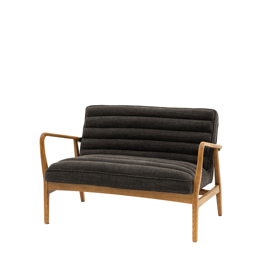 Busan 2 Seater Sofa Charcoal Boucle