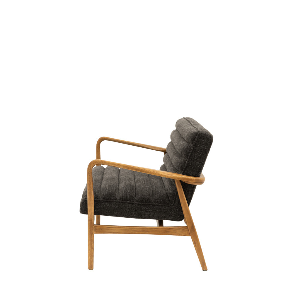 Busan 2 Seater Sofa Charcoal Boucle