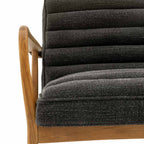 Busan 2 Seater Sofa Charcoal Boucle
