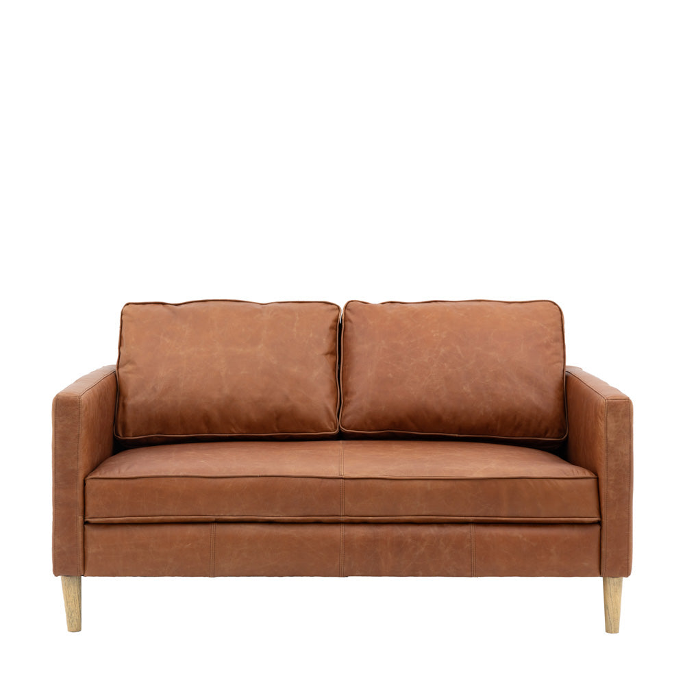 Bursa 2 Seater Sofa Vintage Brown Leather