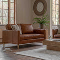 Bursa 2 Seater Sofa Vintage Brown Leather