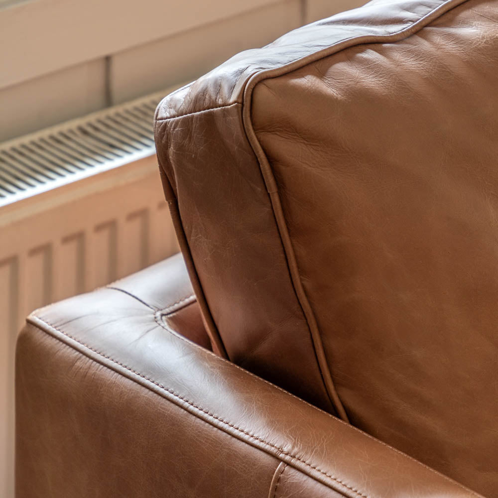 Bursa 2 Seater Sofa Vintage Brown Leather
