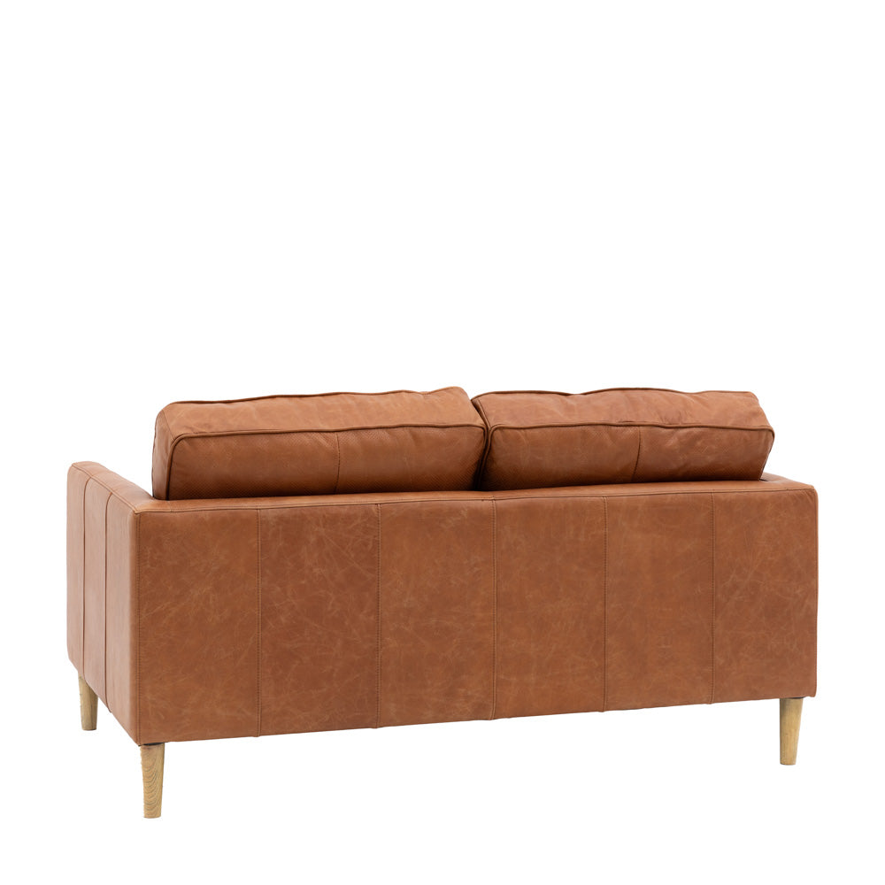 Bursa 2 Seater Sofa Vintage Brown Leather