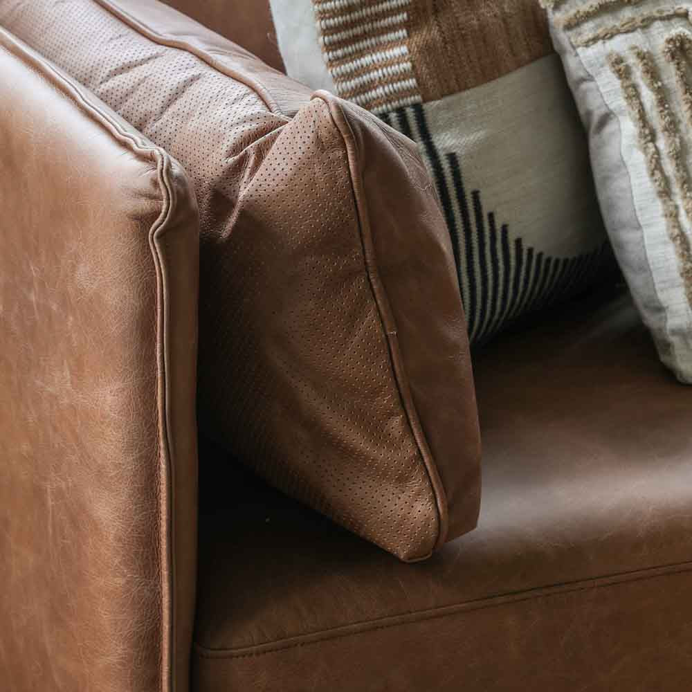 Naxos Sofa Brown Leather