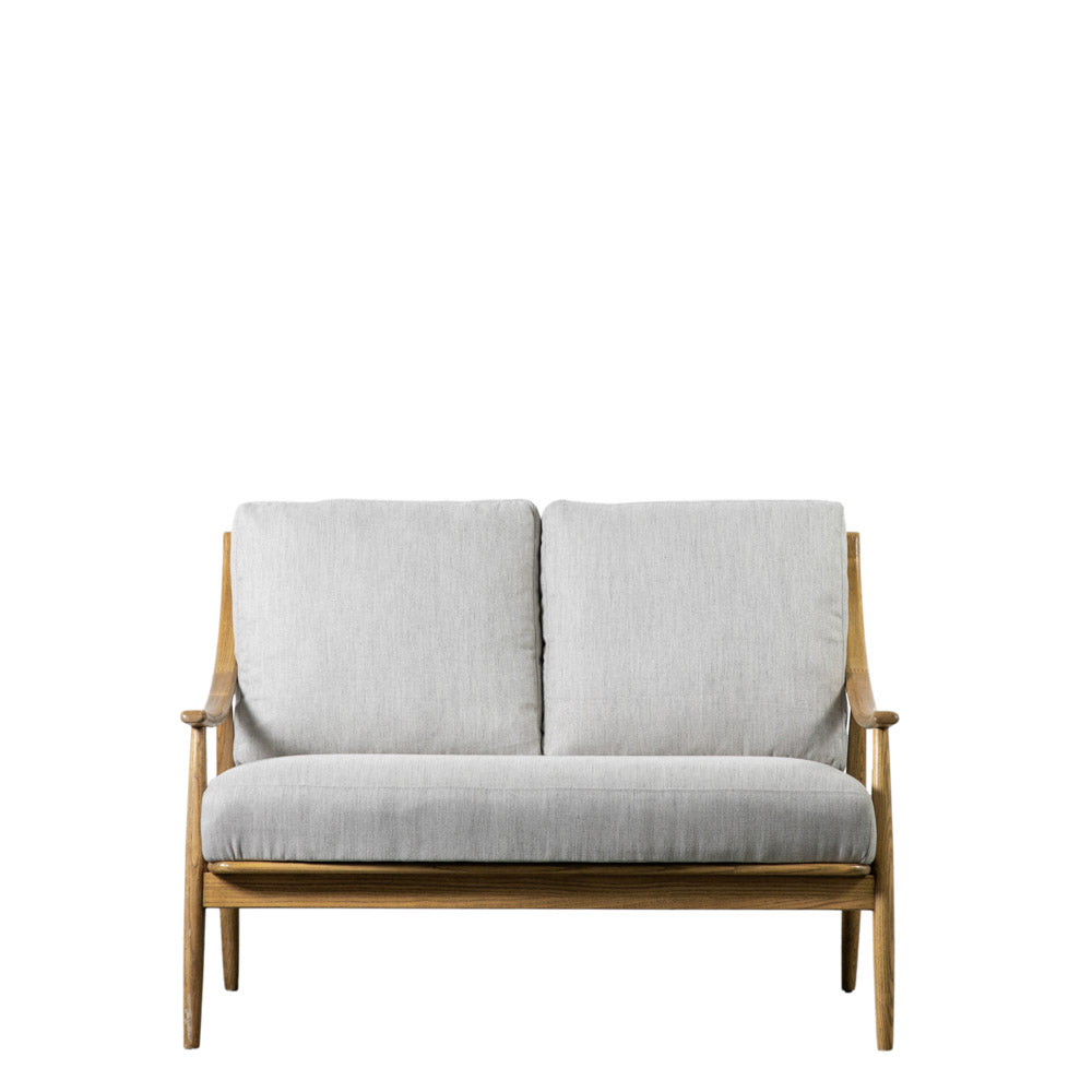 Mumbai 2 Seater Sofa Dark Natural Linen
