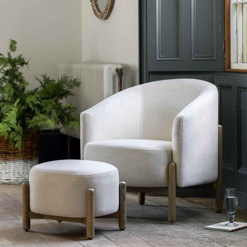 Wolfsberg Footstool Natural