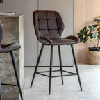 Gondomar Stool Brown (2 Pack)