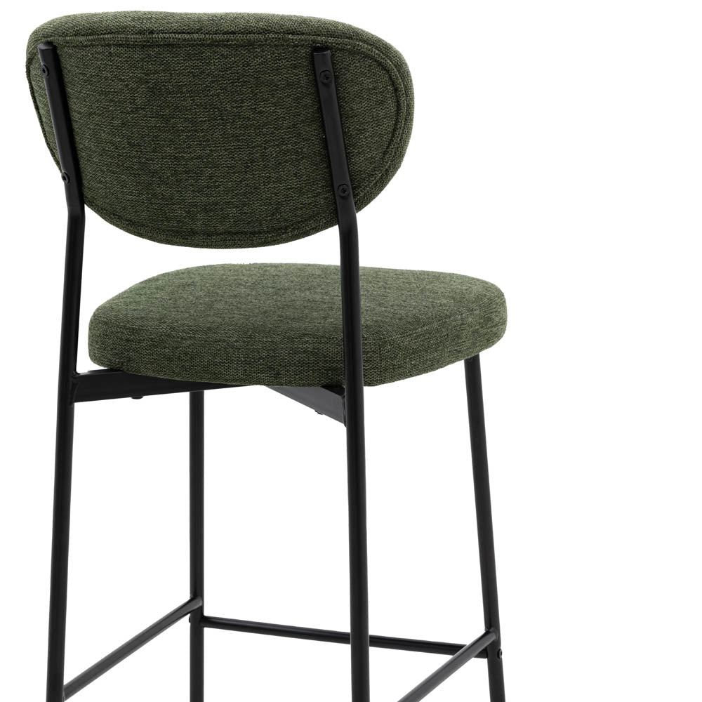 Odense Stool Green (2 Pack)