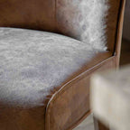 Brescia Bar Stool Brown Leather (2 Pack)