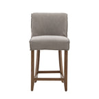 Brescia Bar Stool Grey Linen (2 Pack)