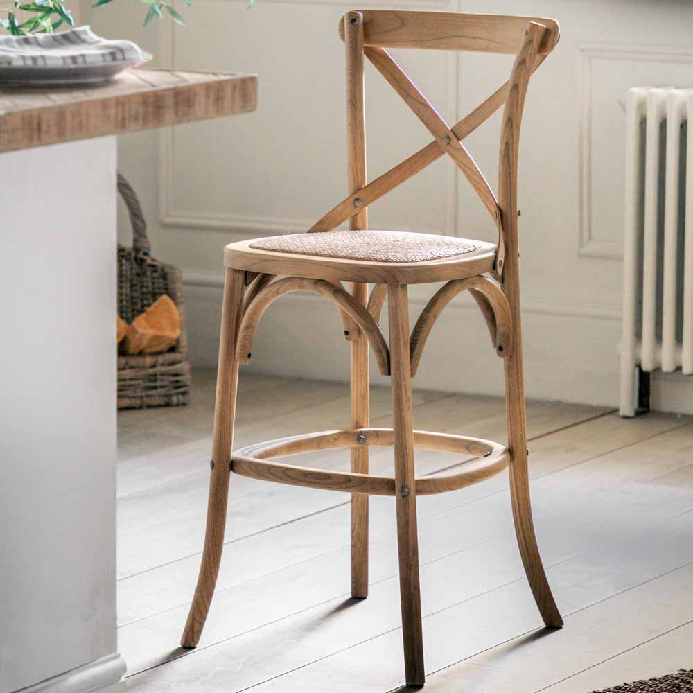 Harar Stool Natural/Rattan (2 Pack)