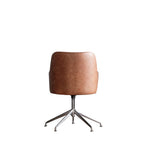 Lublin Swivel Chair Vintage Brown Leather