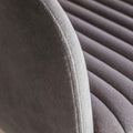 Kildare Swivel Chair Grey Velvet
