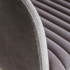 Kildare Swivel Chair Grey Velvet
