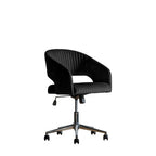 Kildare Swivel Chair Black Velvet