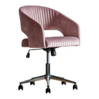 Kildare Swivel Chair Pink Velvet