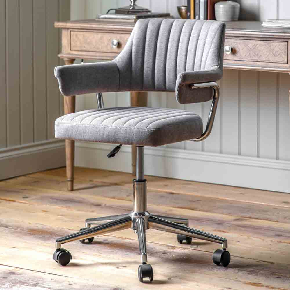 Dundee Swivel Chair Grey