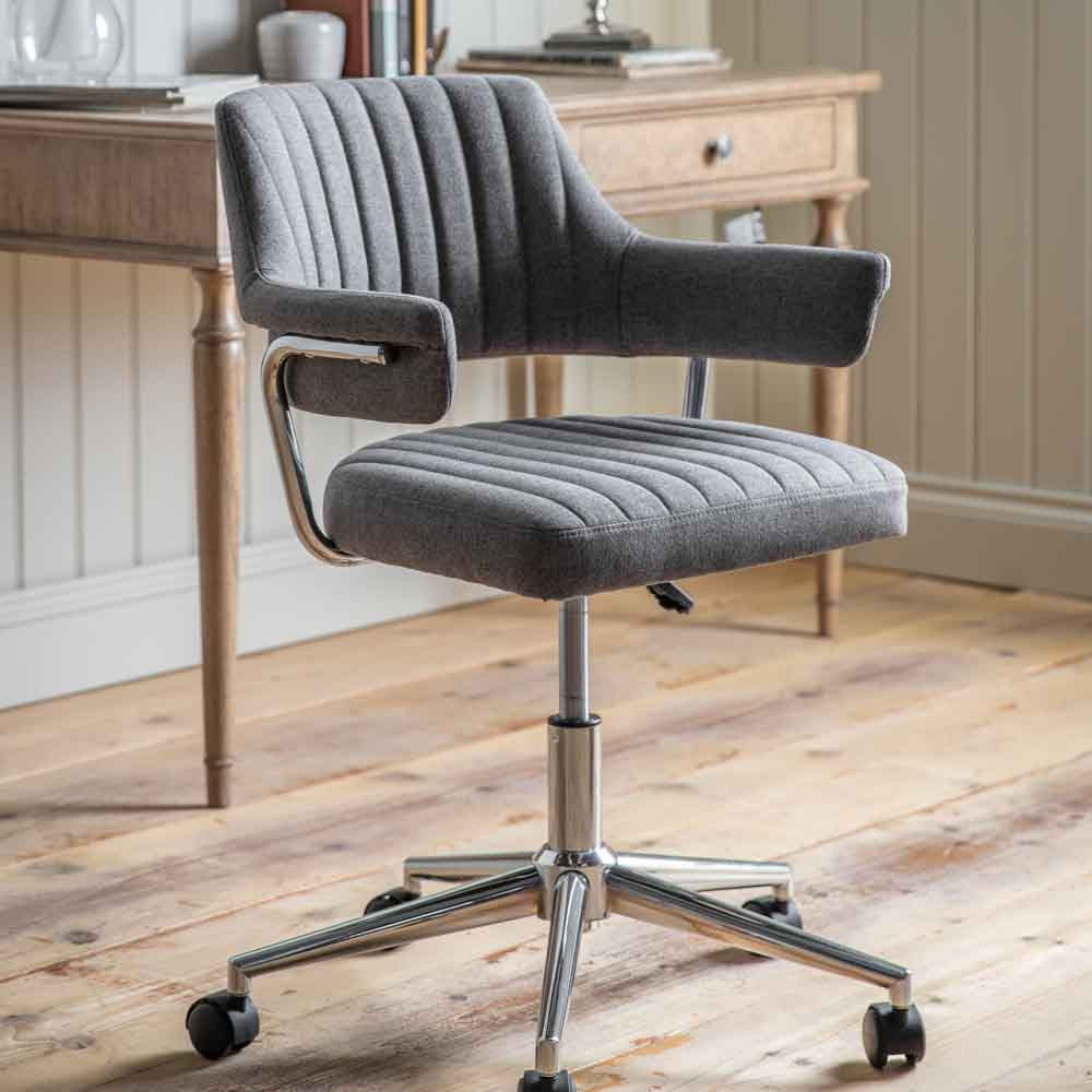 Dundee Swivel Chair Charcoal