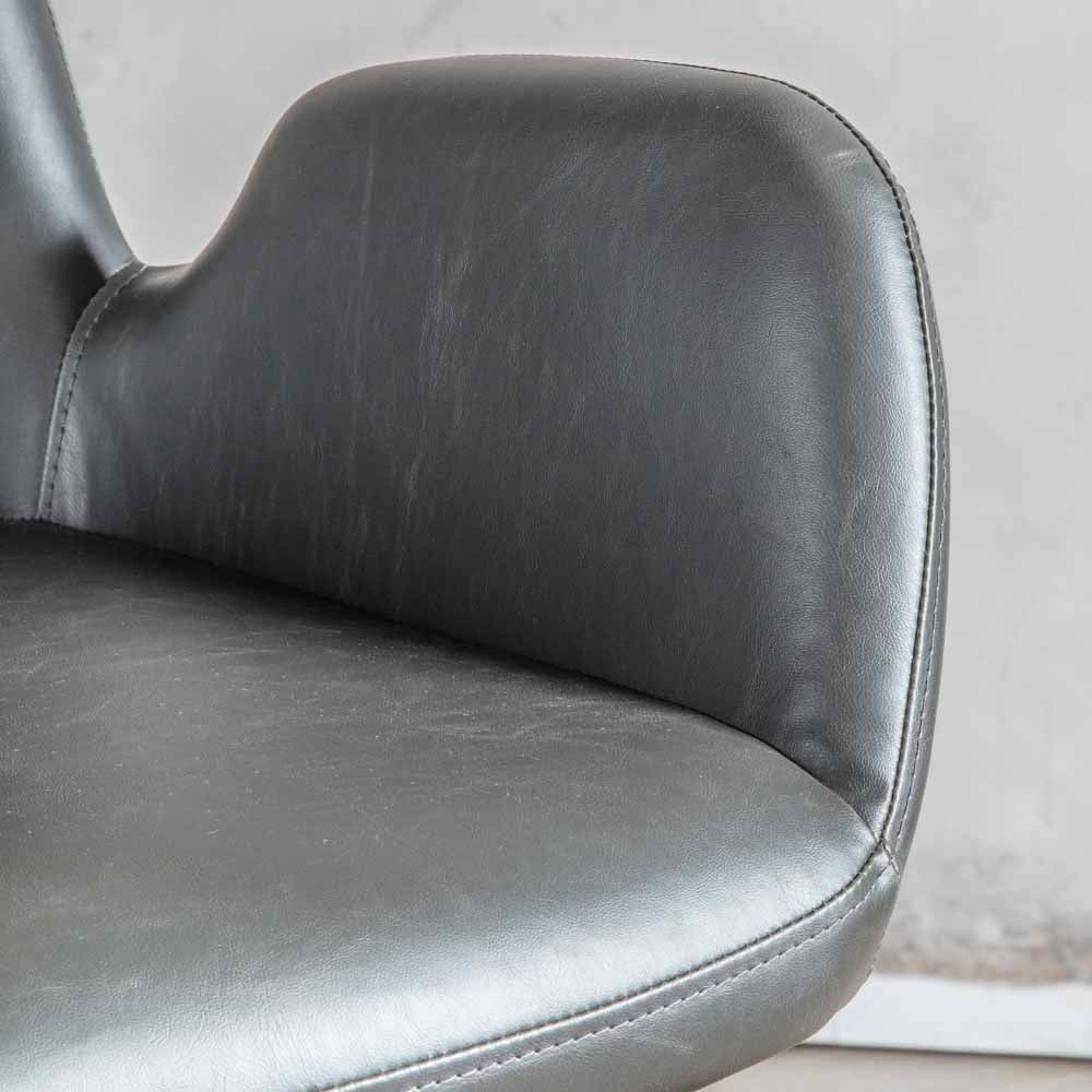 Atlanta Swivel Chair Charcoal