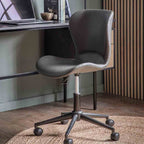 Hannover Swivel Chair Charcoal