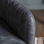 Lublin Swivel Chair Antique Ebony