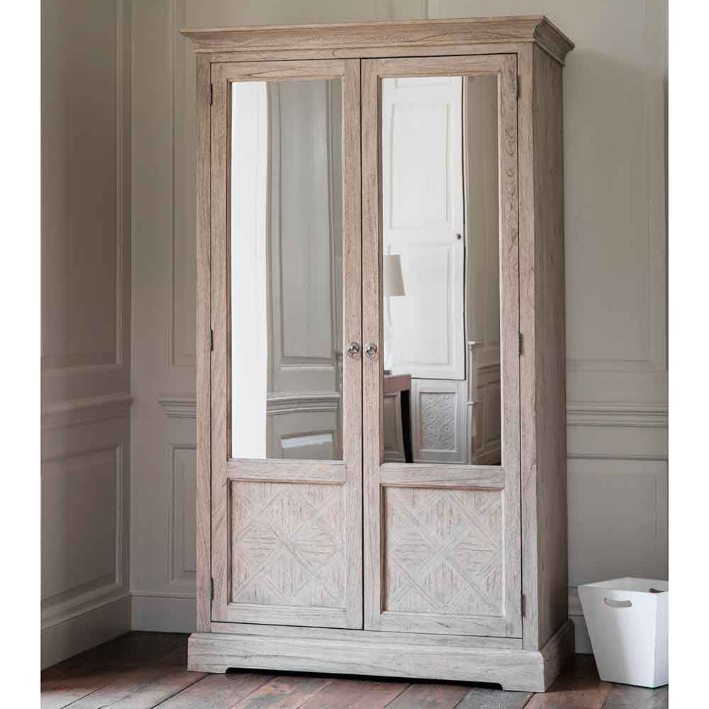 Reims 2 Mirror Door Wardrobe