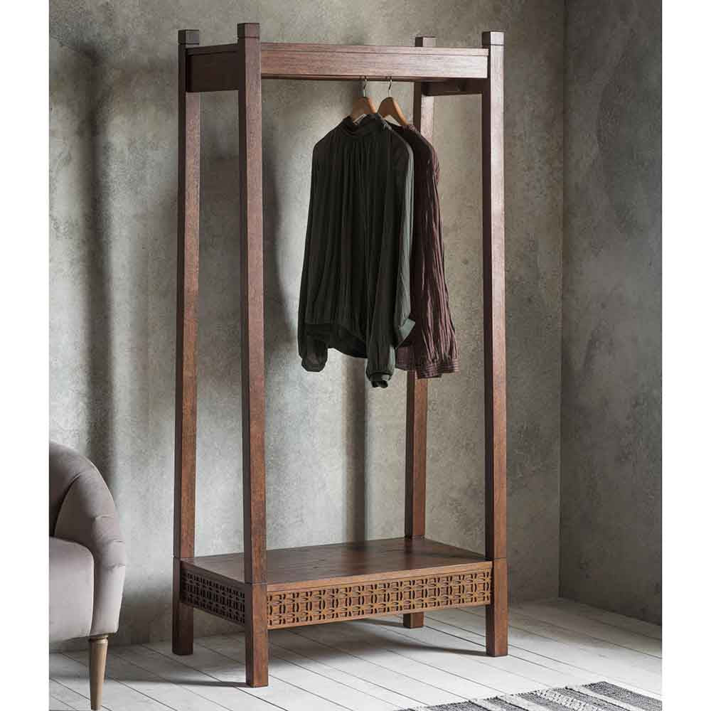 Aswan Retreat Open Wardrobe Brown Mango
