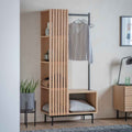 Sapporo Open Wardrobe Oak