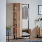 Sapporo Open Wardrobe Oak