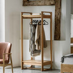 Hamburg Open Wardrobe Natural