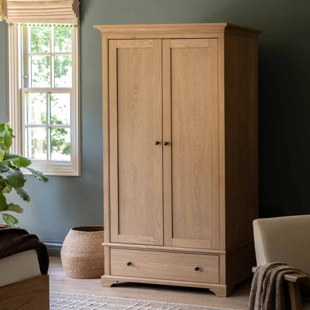 Astley 2 Door 1 Drawer Wardrobe