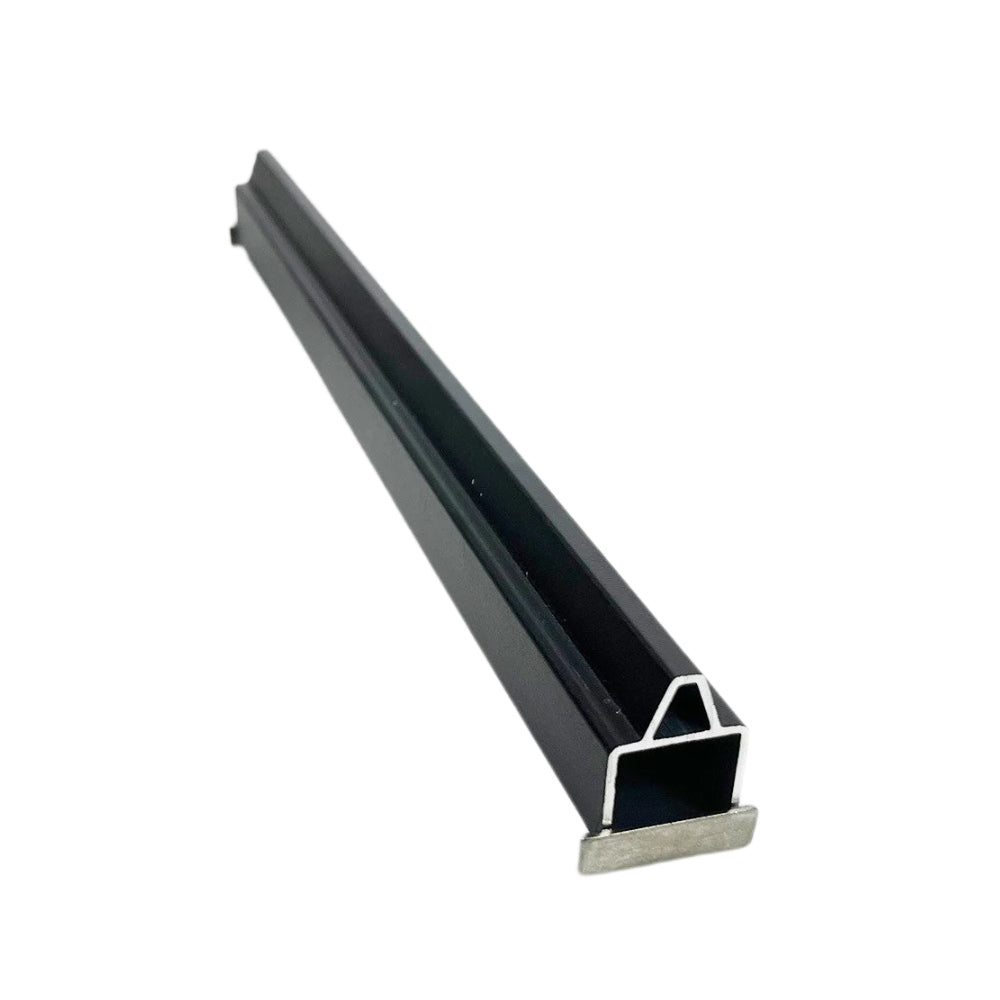 EasyFit Aluminium Fencing Rail Top - Black