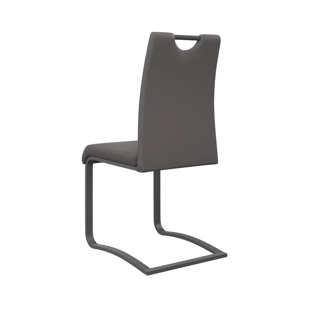 Gabi Dining Chair Grey With Grey Frame - Pack Of Four