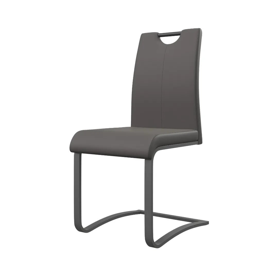 Gabi Dining Chair Grey With Grey Frame - Pack Of Four