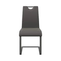 Gabi Dining Chair Grey With Grey Frame - Pack Of Four
