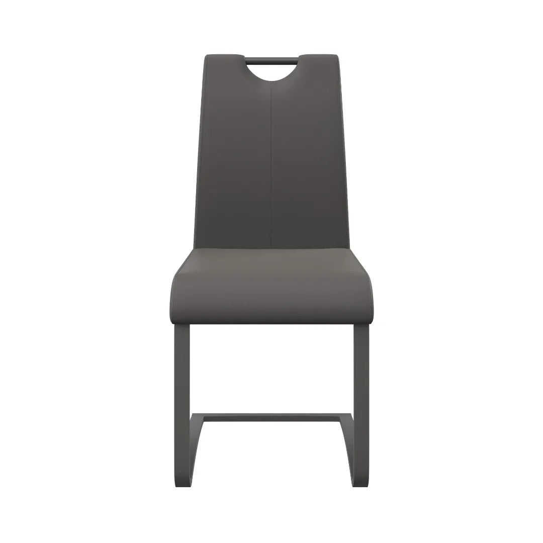 Gabi Dining Chair Grey With Grey Frame - Pack Of Four