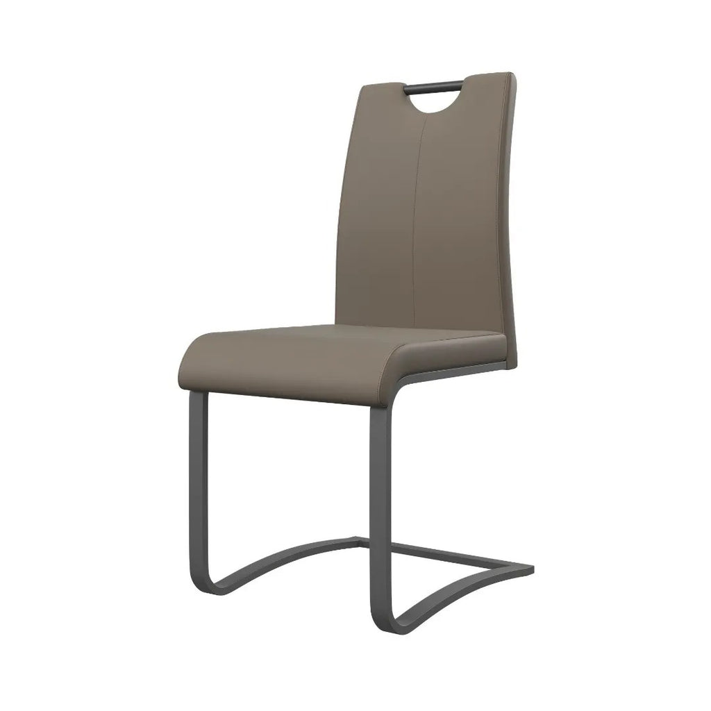 Gabi Dining Chair Taupe With Grey Frame - Pack Of Four