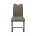 Gabi Dining Chair Taupe With Grey Frame - Pack Of Four