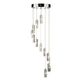 Galileo 12 Light Cluster Pendant Polished Chrome Crystal LED<br>Crystal