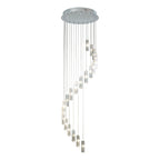 Galileo 20 Light Cluster Pendant Polished Chrome Crystal LED - 3M Drop<br>Crystal