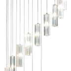 Galileo 20 Light Cluster Pendant Polished Chrome Crystal LED - 3M Drop<br>Crystal