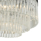 Giovana 5 Light Pendant Polished Chrome Clear Glass<br>Glass