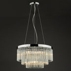 Giovana 5 Light Pendant Polished Chrome Clear Glass<br>Glass