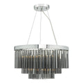 Giovana 5 Light Pendant Polished Chrome & Smoked Glass<br>Smoked Glass