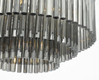 Giovana 5 Light Pendant Polished Chrome & Smoked Glass<br>Smoked Glass