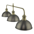 Governor 3 Light Bar Antique Chrome Antique Brass<br>Antique Chrome