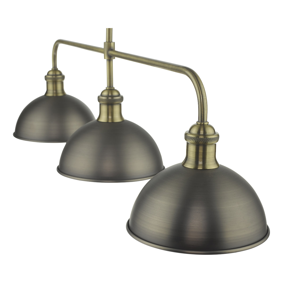 Governor 3 Light Bar Antique Chrome Antique Brass<br>Antique Chrome