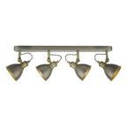 Governor 4 Light Bar Spotlight Antique Chrome Antique Brass<br>Antique Chrome