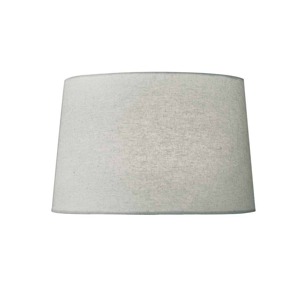 Griffith Grey Linen Tapered Drum Shade 30cm<br>Grey